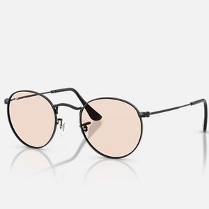 RAY BAN Round Metal Sunglasses
